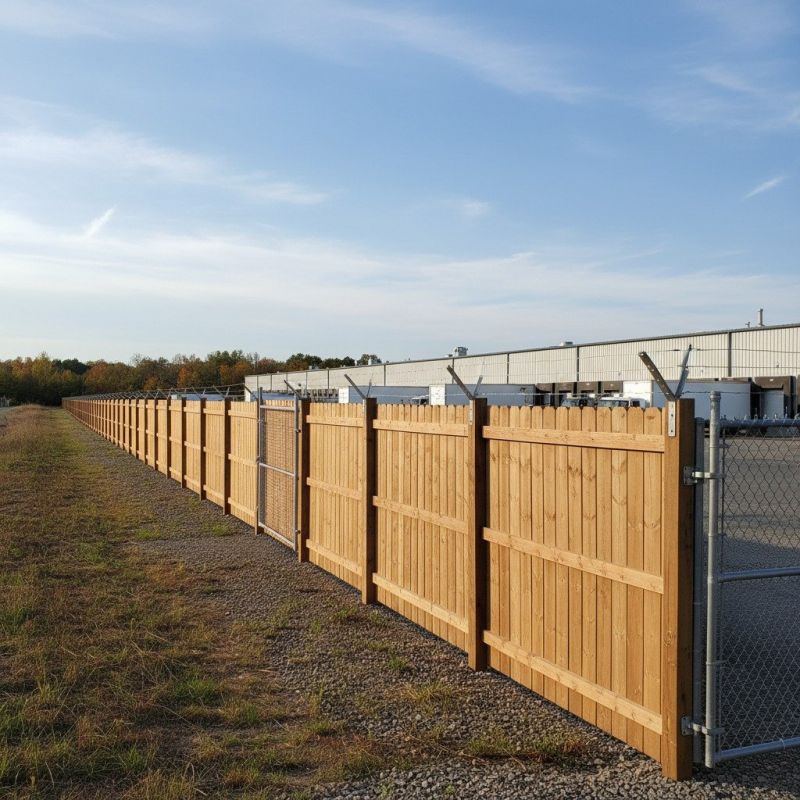Commercial Fence Construction