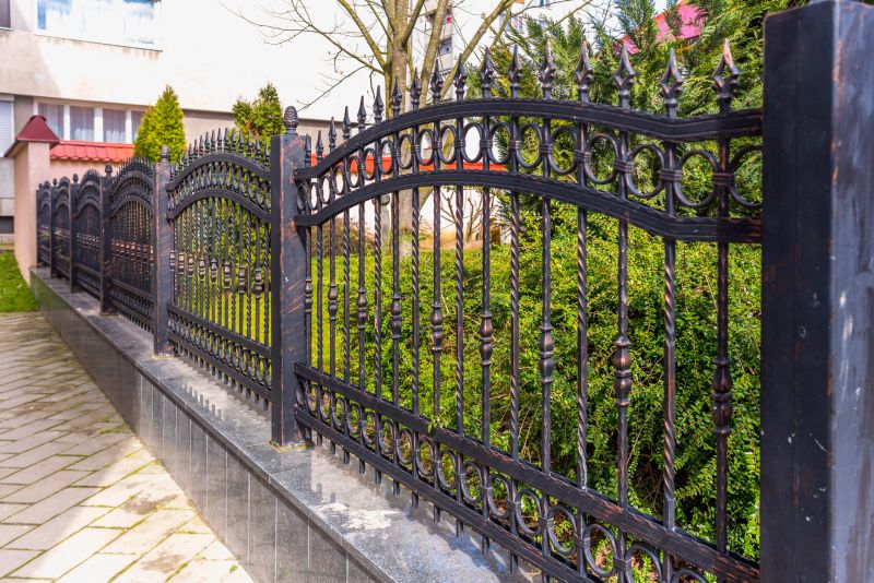 Elegant Wrought Iron Fence