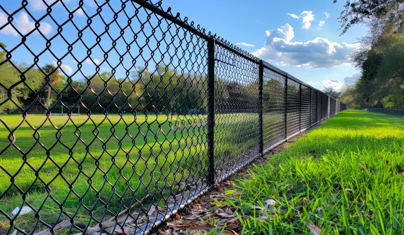 Finished Chain-Link Fence